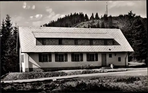 Ak Durlach Karlsruhe in Baden, Skiheim Ochsenstall an der Hornisgrinde