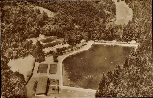 Ak Halver in Westfalen, Freibad Herpine