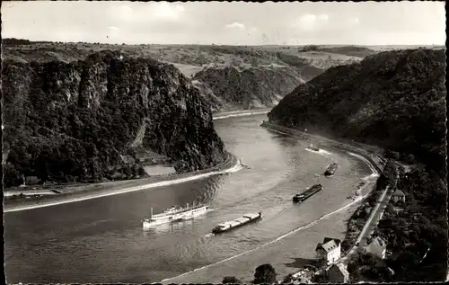 Ak Sankt Goarshausen am Rhein, Das Felsental der Loreley