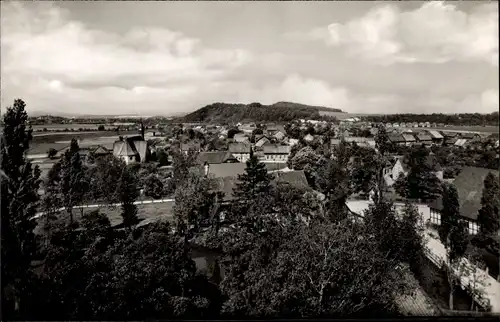 Ak Wiedelah Goslar am Harz, Blick auf den Ort von der Burg aus