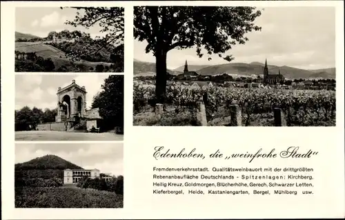Ak Edenkoben an der Haardt Pfalz, Ortsansichten