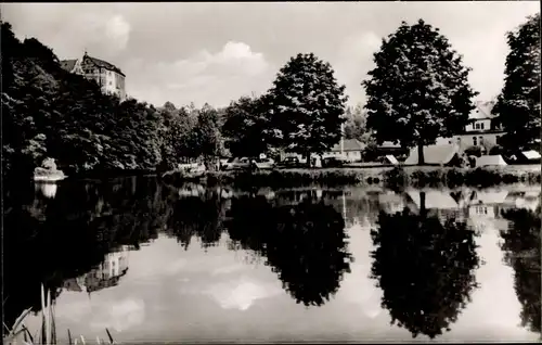 Ak Weilburg an der Lahn Hessen, Campingplatz