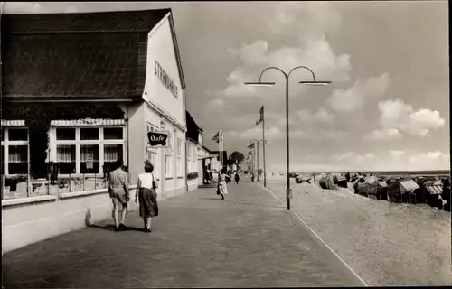 Ak Ostseebad Grömitz in Holstein, Kurpromenade, Strandhalle, Cafe