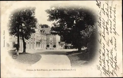 Ak Allouville Bellefosse Seine Maritime, Chateau du Bois Himont