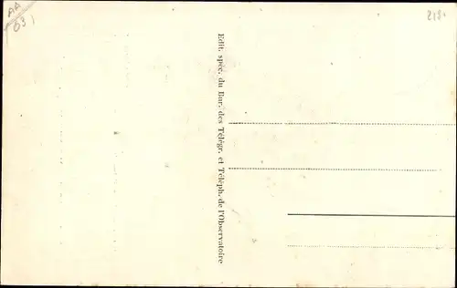 Ak Puy de Dôme, L'Heliographe de l'Observatoire