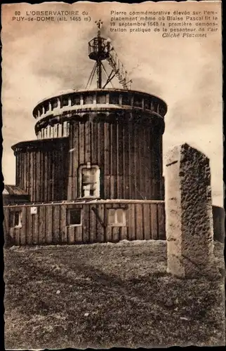 Ak Puy de Dôme, L'Observatoire