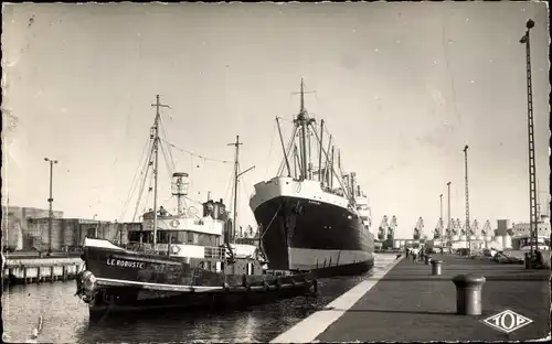 Ak Dunkerque Dünkirchen Nord, Port Ecluse Wattier, Dampfer, Hafen