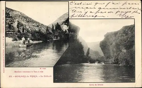 Ak Tarn Frankreich, Gorges du Tarn, Un Detroit