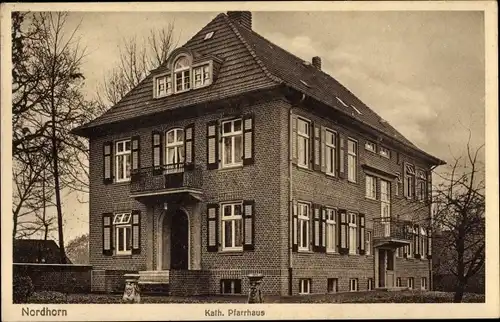 Ak Nordhorn in der Grafschaft Bentheim, Katholisches Pfarrhaus