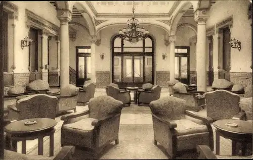 Ak Sevilla Andalusien, Hotel Inglaterra, Innenansicht