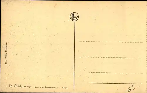 Ak Le Charbonnage, Quai d'embarquement au rivage