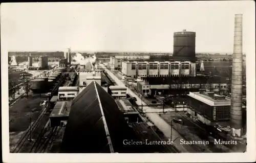 Ak Lutterade Geleen Limburg Niederlande, Staatsmijn Maurits, Steinkohlenbergwerk