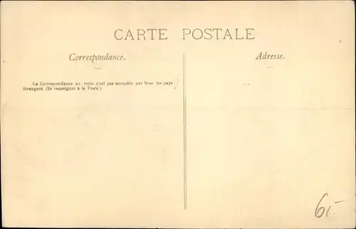 Ak Visite des Travau, Bergmann im Stollen, Grubenlampe