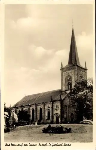 Ak Horsten Bad Nenndorf am Deister, Ev. luth. St. Gotthard Kirche