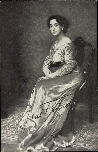 Ak Schauspielerin Irene Triesch, Portrait