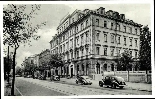 Ak Augsburg in Schwaben, Hotel Drei Kronen