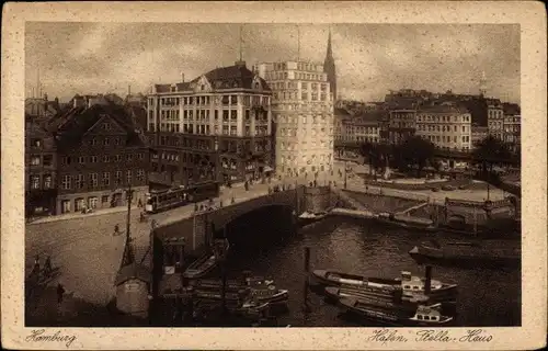 Ak Hamburg Mitte Altstadt, Hafen, Stella-Haus