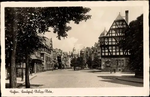 Ak Gießen an der Lahn Hessen, Landgraf-Philipp-Platz