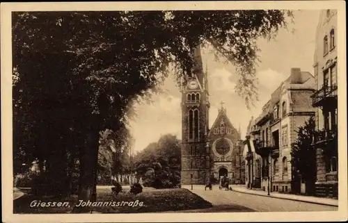 Ak Gießen an der Lahn Hessen, Johannisstraße