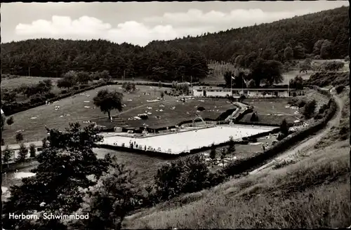 Ak Herborn in Hessen, Schwimmbad