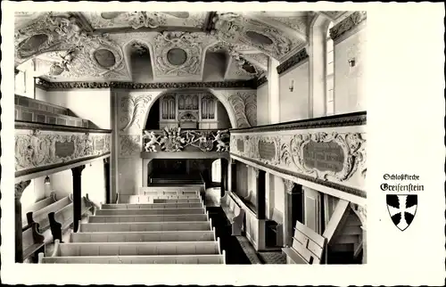 Ak Greifenstein im Westerwald, Schlosskirche