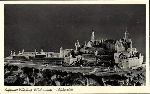 Ak Dillenburg in Hessen, Wilhelmsturm, Schlossmodell