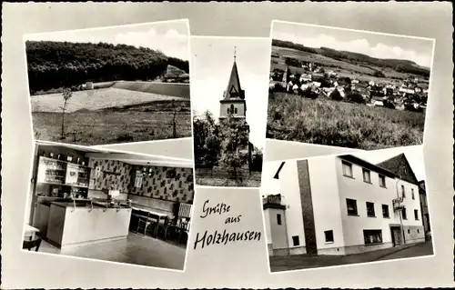 Ak Holzhausen Greifenstein in Hessen, Gasthaus Heiland