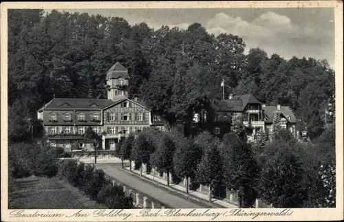 Ak Bad Blankenburg in Thüringen, Sanatorium Am Goldberg