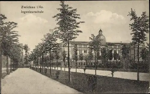 Ak Zwickau in Sachsen, Ingenieurschule