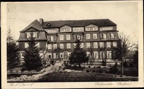Ak Hahnenklee Bockswiese Goslar im Harz, Oberharz, Hotel Granetal