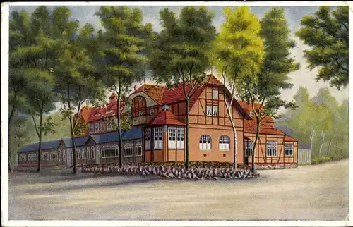 Künstler Ak Chemnitz in Sachsen, Zeisigwaldschänke