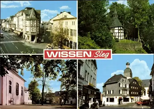 Ak Wissen an der Sieg Westerwald