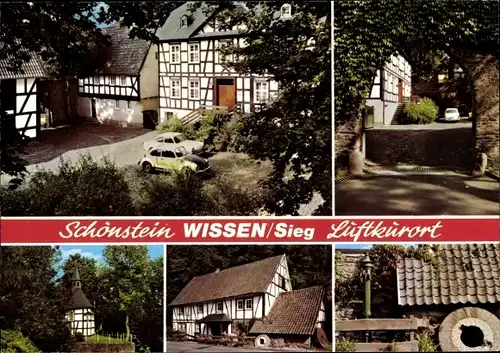 Ak Wissen an der Sieg Westerwald, Schönstein