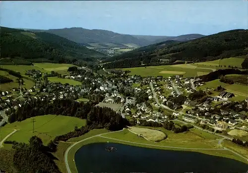 Ak Niedersfeld Winterberg im Sauerland, Fliegeraufnahme