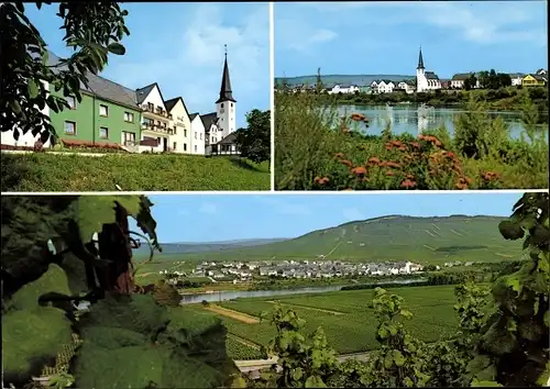 Ak Detzem an der Mosel, Gasthaus Zum Anker, An der Staustufe