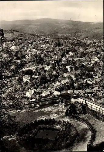 Ak Wernigerode am Harz, Blick vom Schloß