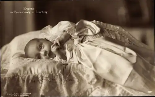 Ak Erbprinz Ernst August zu Braunschweig und Lüneburg, Portrait