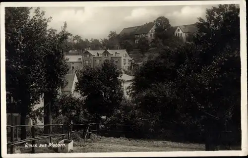 Ak Mohorn Wilsdruff Sachsen, Teilansicht, Häuser