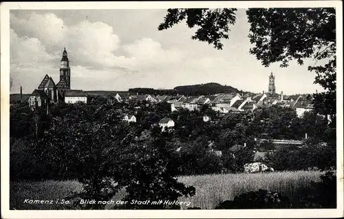 Ak Kamenz in Sachsen, Teilansicht mit Hutberg