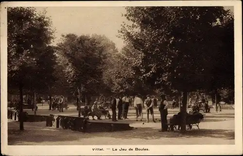 Ak Vittel Lothringen Vosges, Le Jeu de Boules