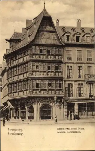 Ak Strasbourg Straßburg Elsass Bas Rhin, Maison Kammerzell