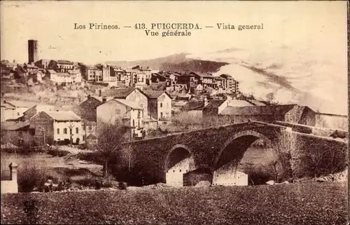 Ak Puigcerda Katalonien, Vista general