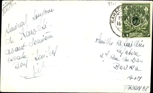 Foto Ak Karatschi Karachi Pakistan, Old Market