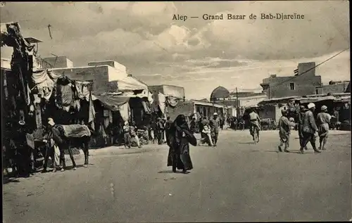 Ak Aleppo Syrien, Grand Bazar de Bab Djareine