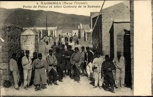 Ak Mahiridja Marokko, Poste de Police et Allee Centrale de la Redoute