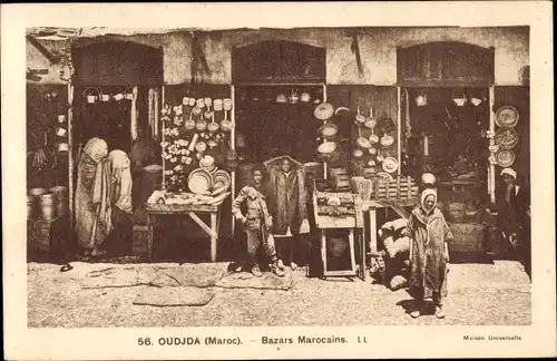 Ak Oudjda Oujda Marokko, Bazars Marocains