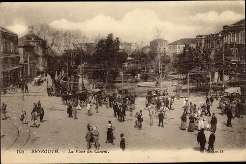 Ak Beirut Beyrouth Libanon, La Place des Canons