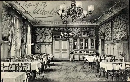 Ak Elberfeld Wuppertal, Hotel-Restaurant Jäherhof, Innenansicht