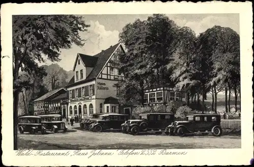 Ak Nächstebreck Oberbarmen Wuppertal, Wald-Restaurant Haus Juliana