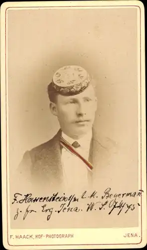 CdV Jena, Student, Portrait